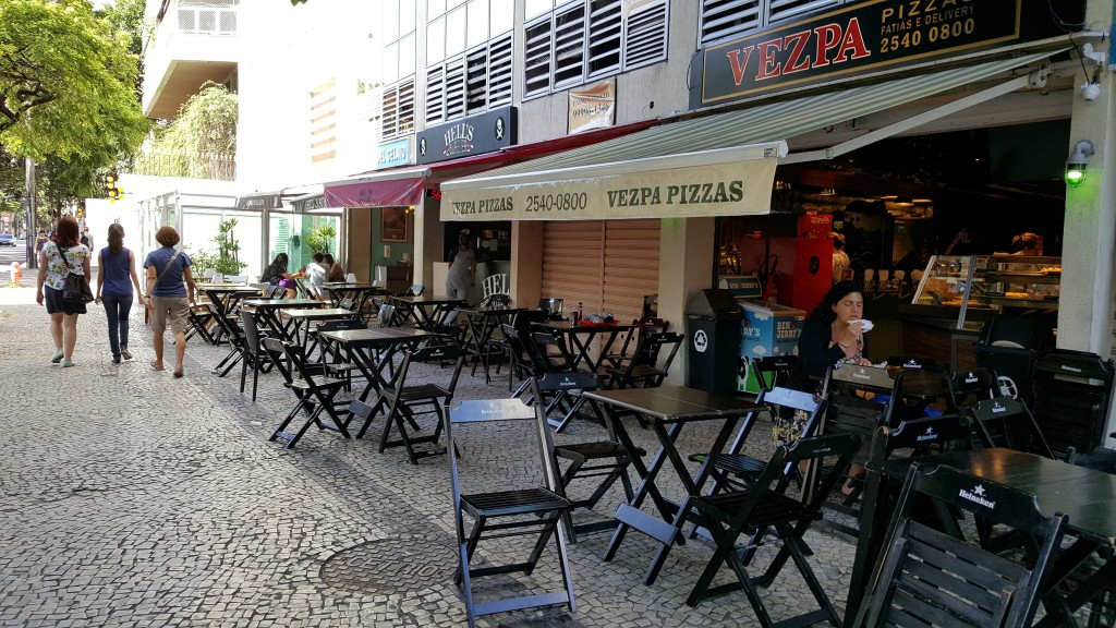 exterior of a cafe in Rio de Janeiro