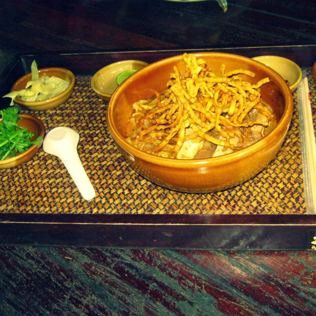 bowl of khao soi