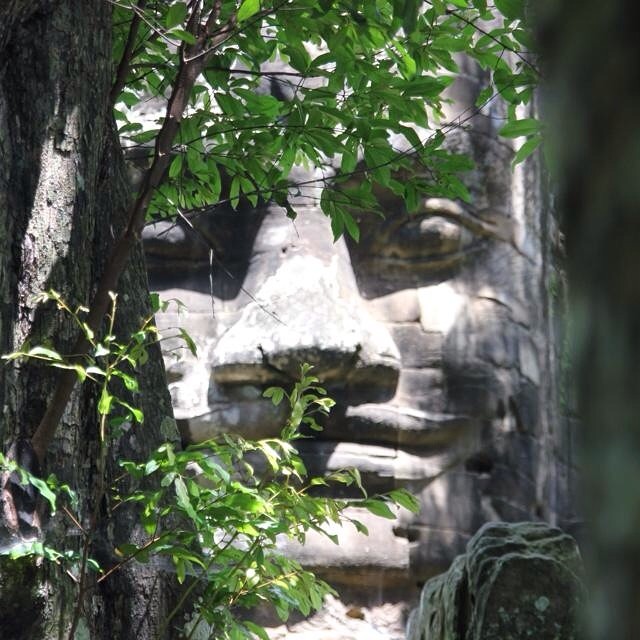 Cambodia Angkor Wat face
