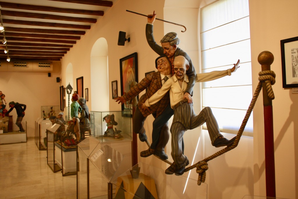 puppets on display at the Las Fallas museum in Valencia