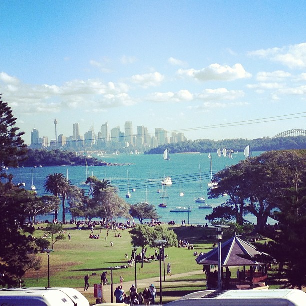 Sydney harbour and skyline