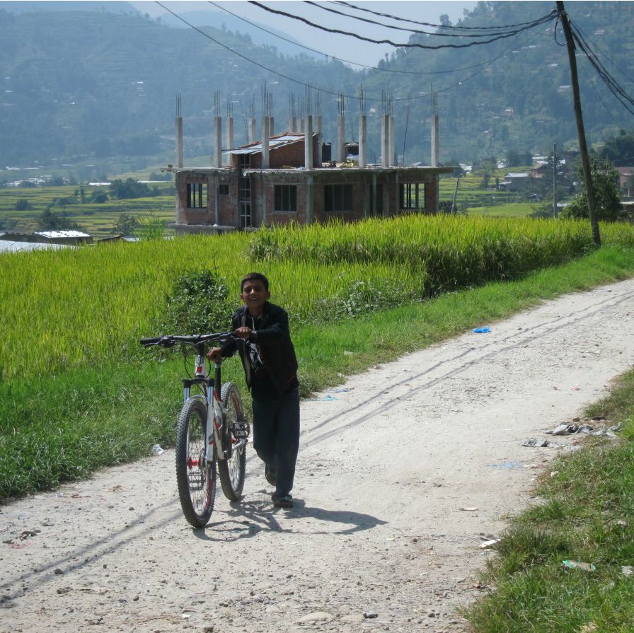 biking in kathmandu