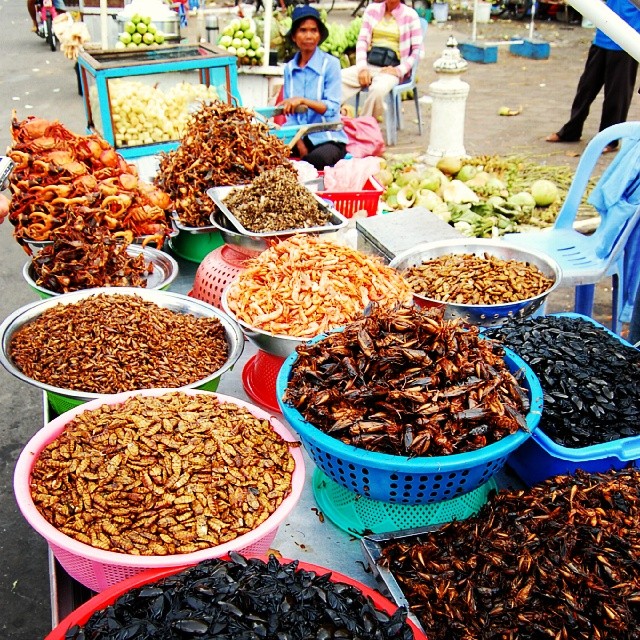 Cambodian food - insects