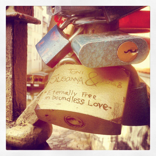 prague love locks