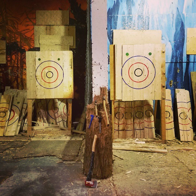 axe throwing boards in toronto