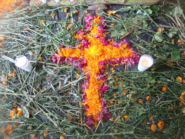 cross for Day of the Dead celebrations