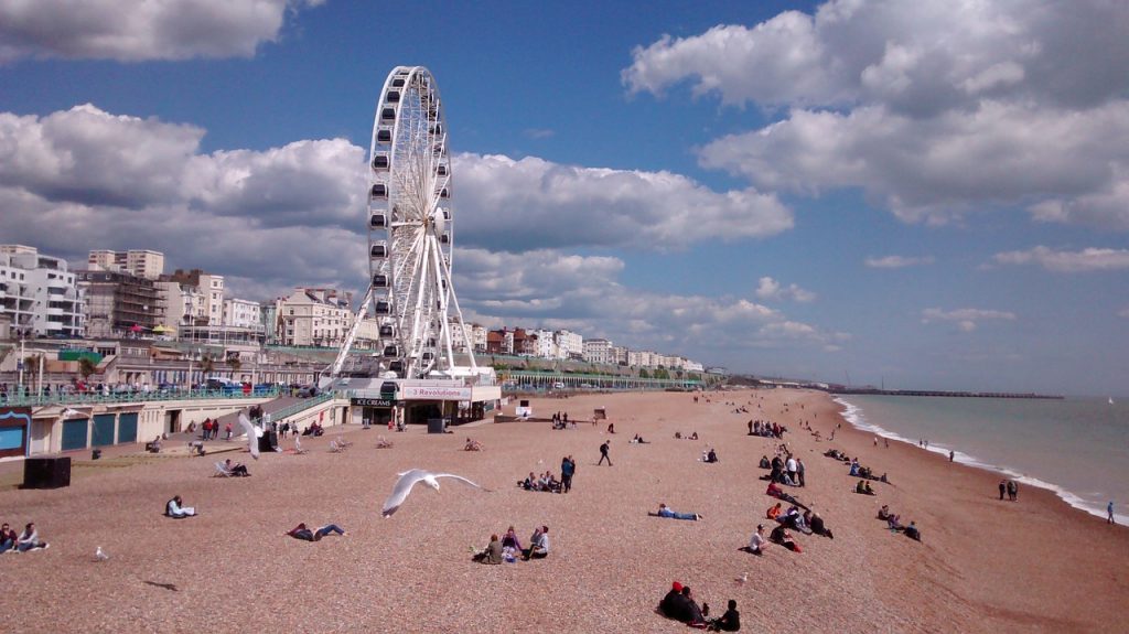 Beach and pier in Brighton