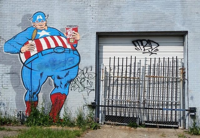 Detroit Fat Captain America