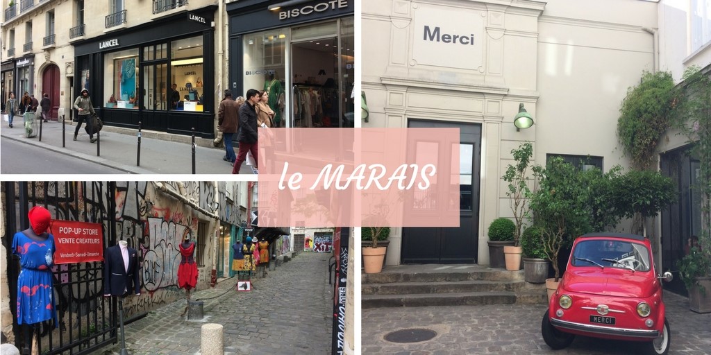 Le Marias shopping Paris